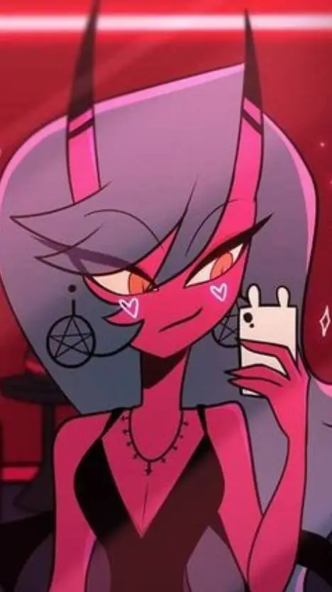 ai character: kiki HB demon form background