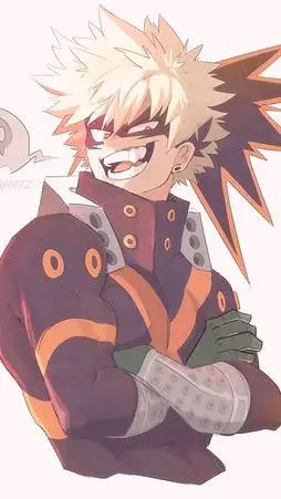 ai character: Katsuki Bakugou background