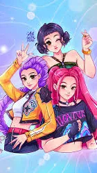 ai character: Huntrix background