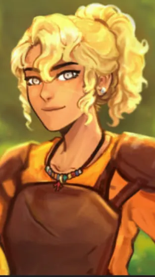 ai character: Annabeth Chase  background