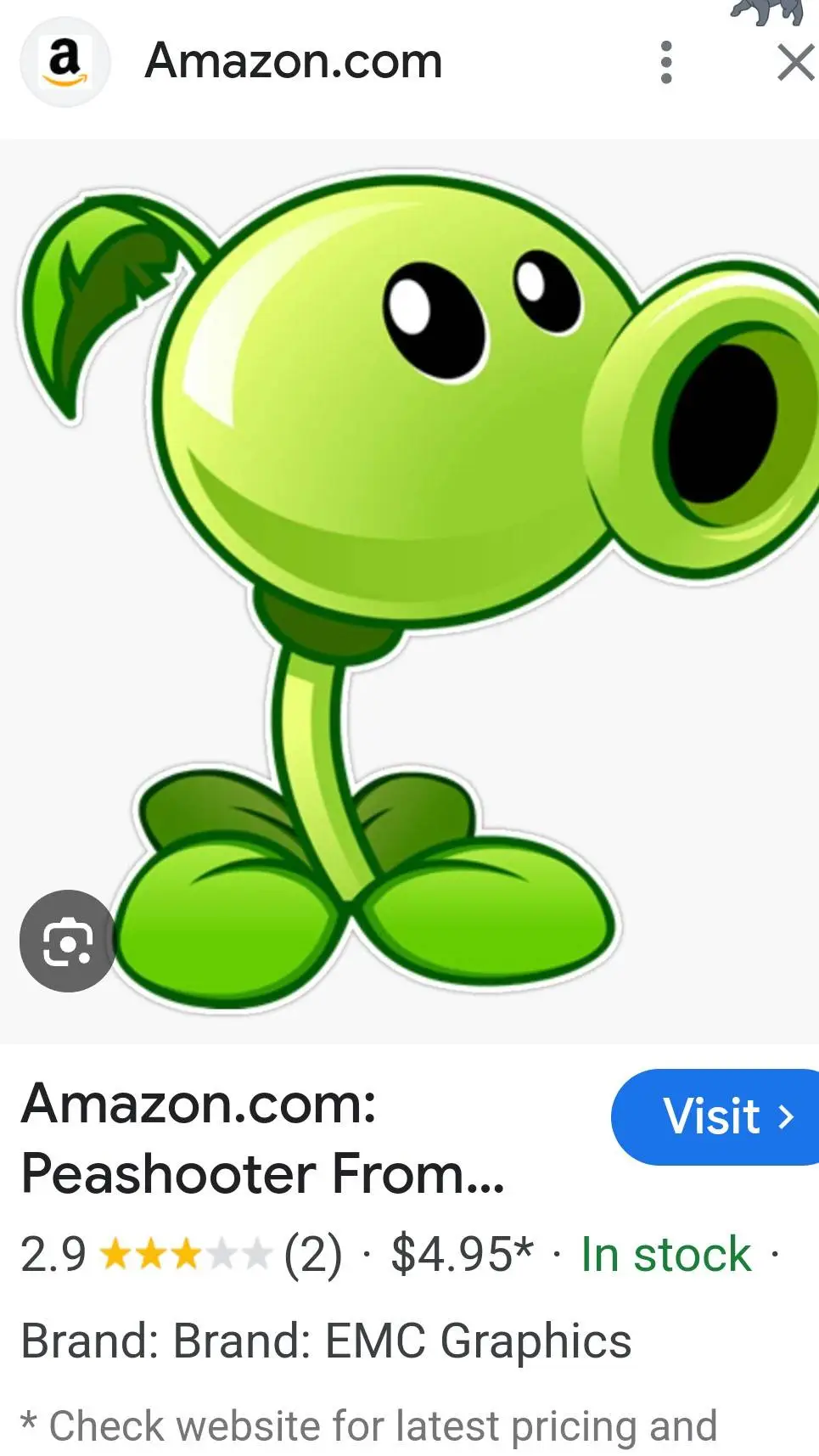 ai character: peashooter  background