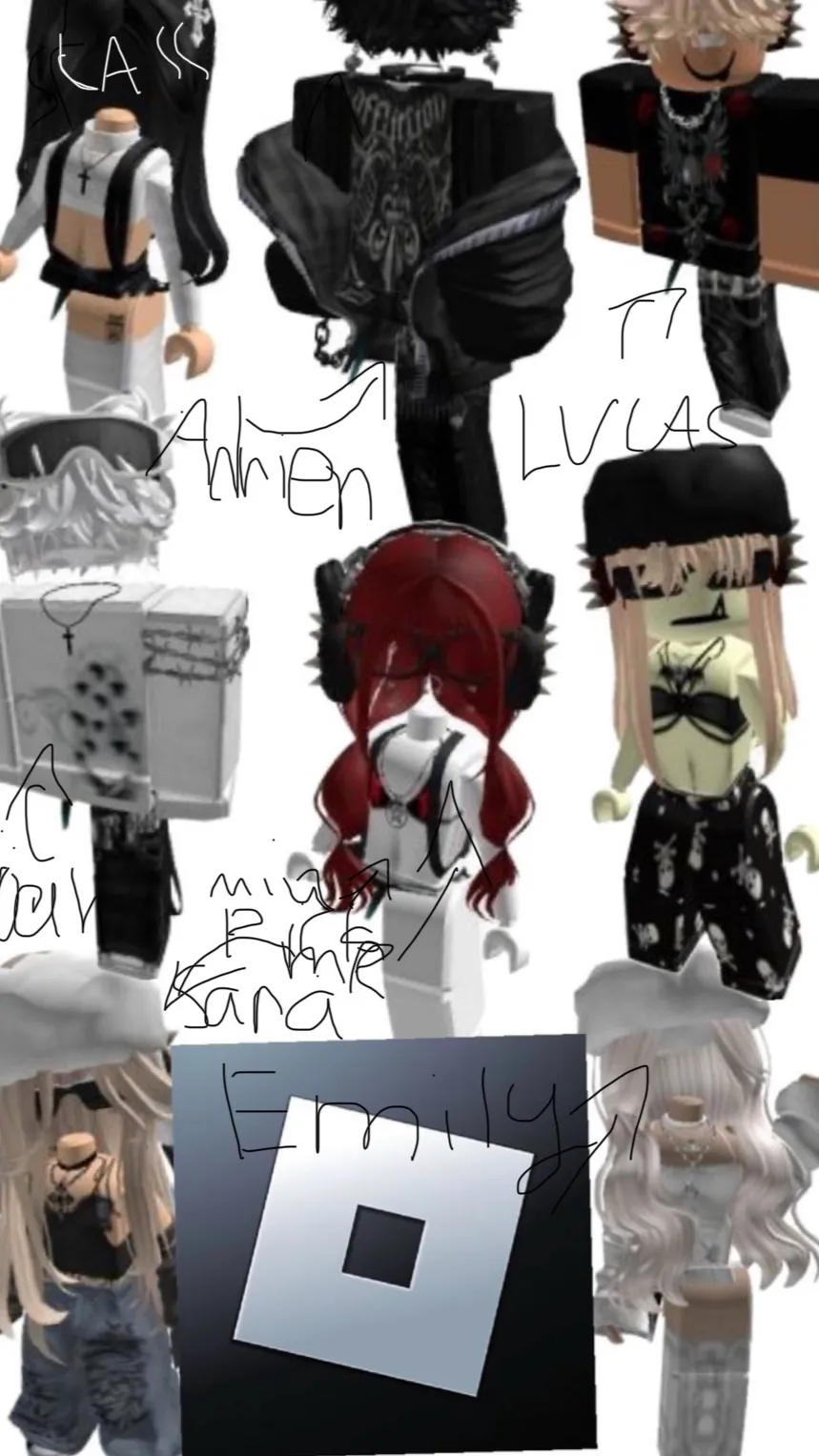 ai character: Roblox gc  background