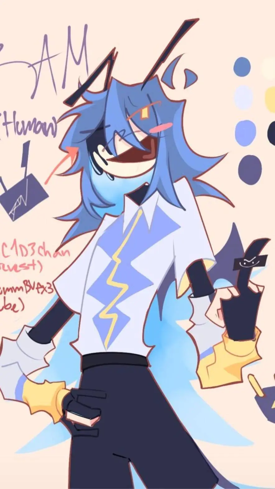 ai character: RAM/human version background