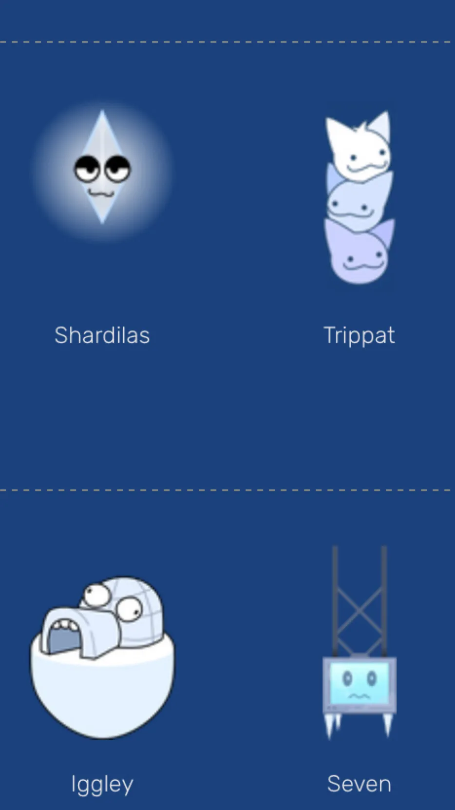 ai character: Cool as ice background
