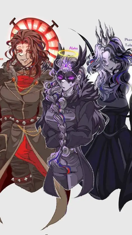 ai character: 3 goddesses  background