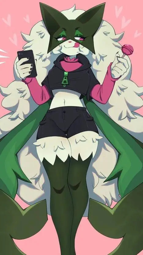 ai character: meowscarada tf tg background
