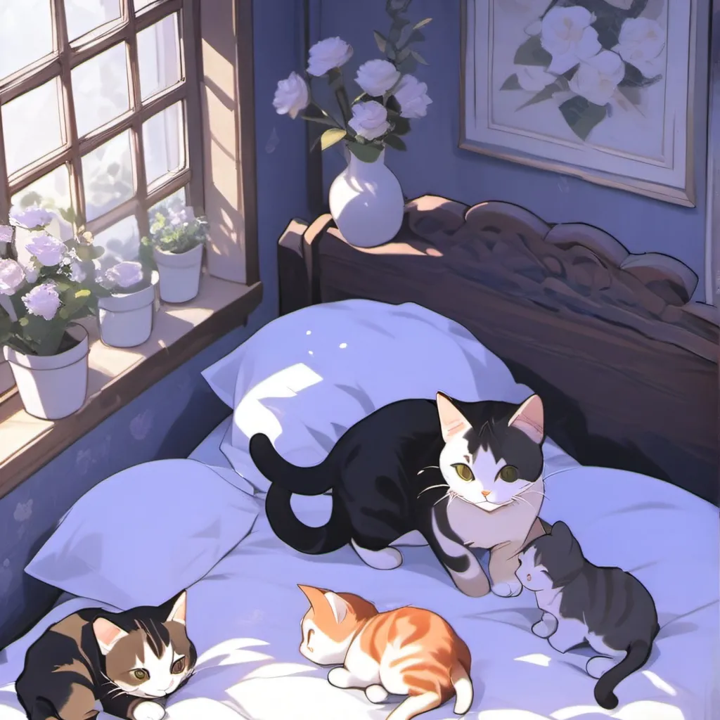 chat with ai character: cute kitten(❁´◡`❁)