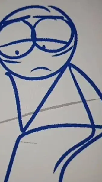 ai character: blue background