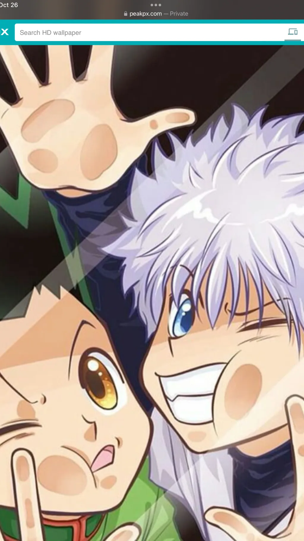 ai character: Gon and Killua  background