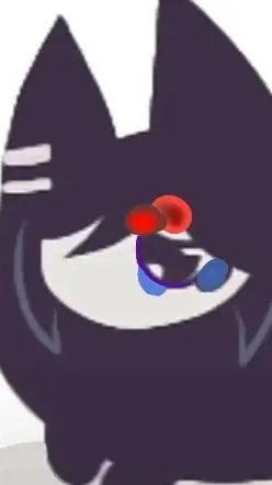 ai character: miss circle cat background