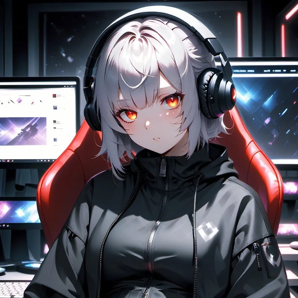 chat with ai character: Goth gamer