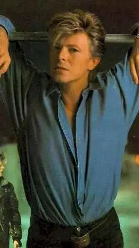 ai character: David Bowie  background