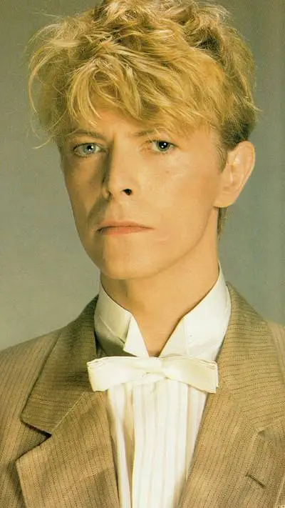 ai character: David Bowie  background