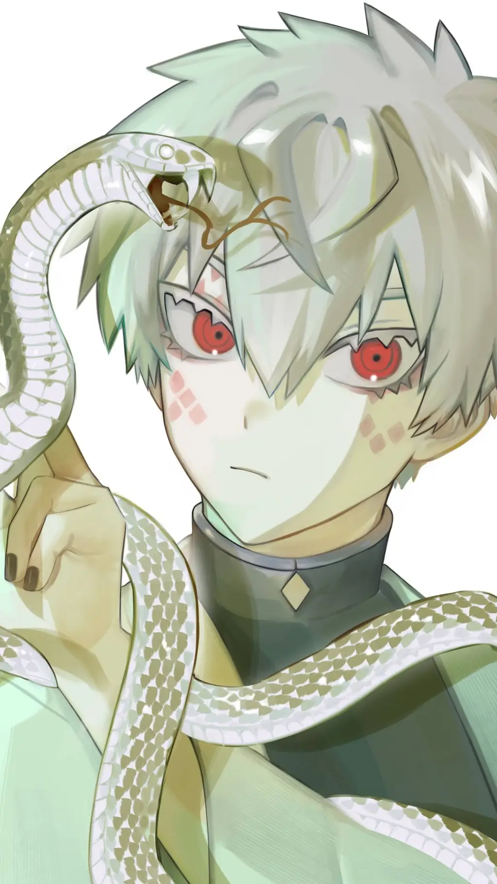 ai character: Jake the snake boy background