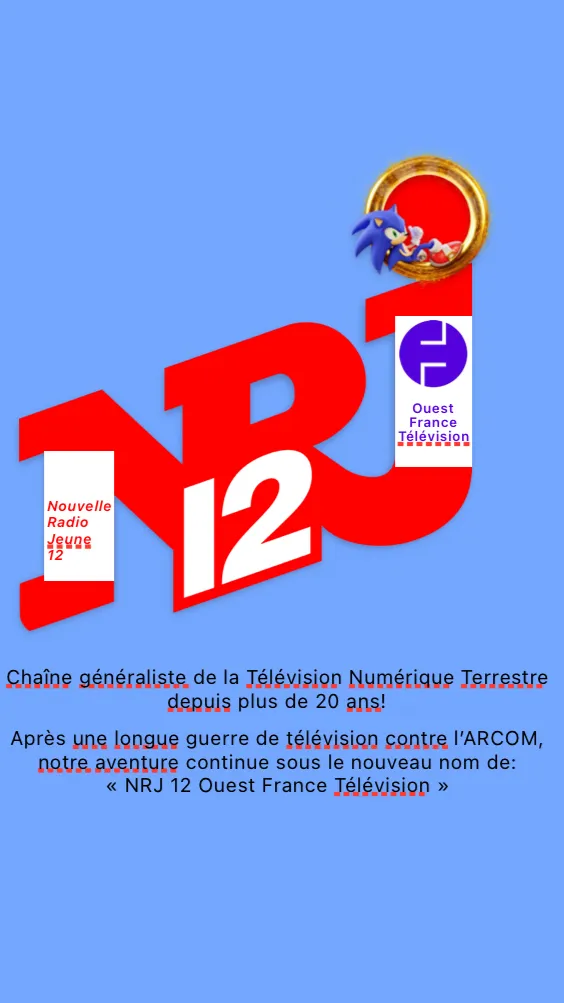 ai character: NRJ 12 OFTV background