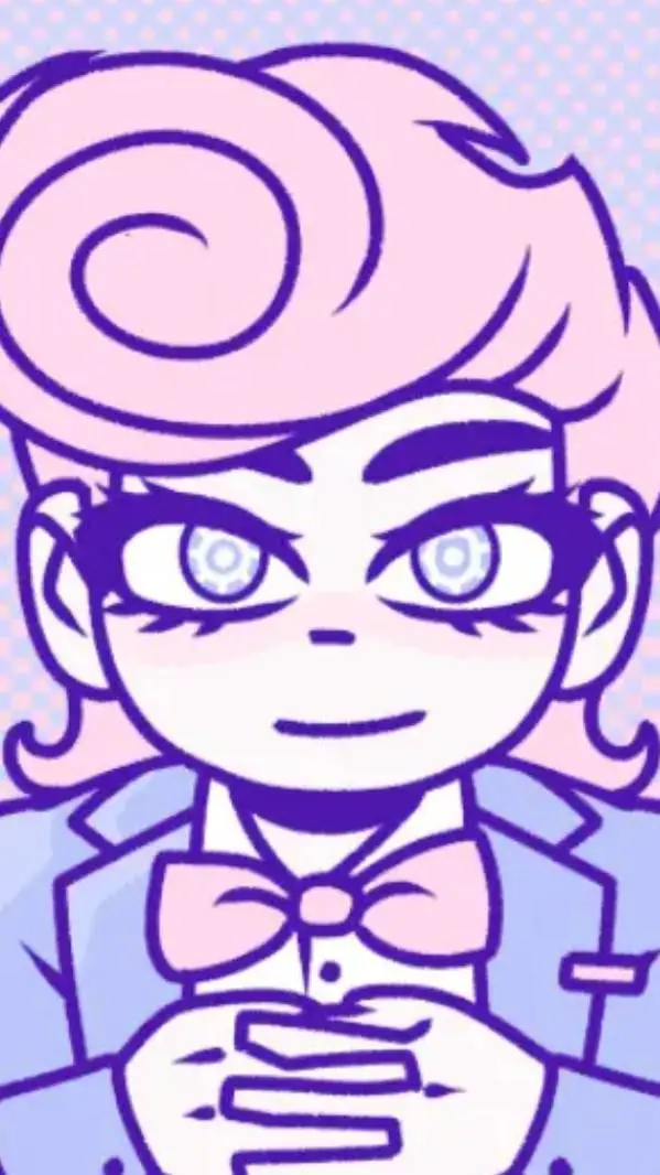 ai character: Harvey  background
