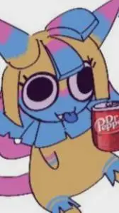 ai character: 🎉🩷💛🩵YATTA🩵💛🩷🎉 background