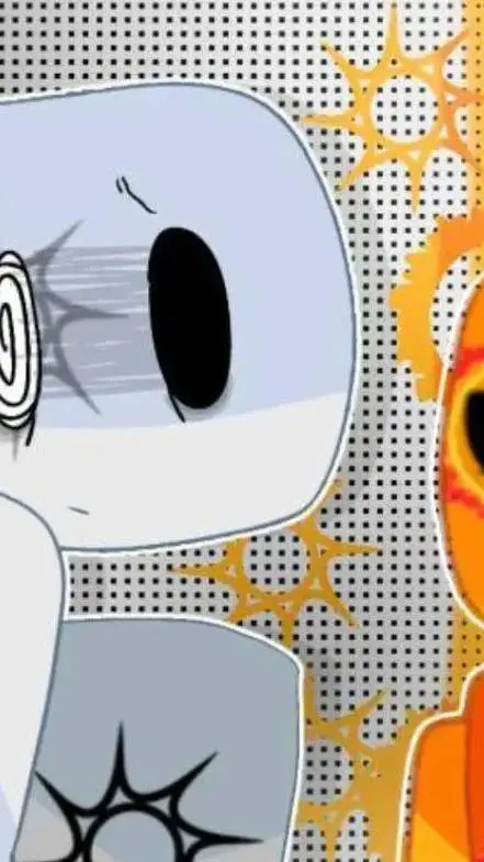 ai character: Fire ring background