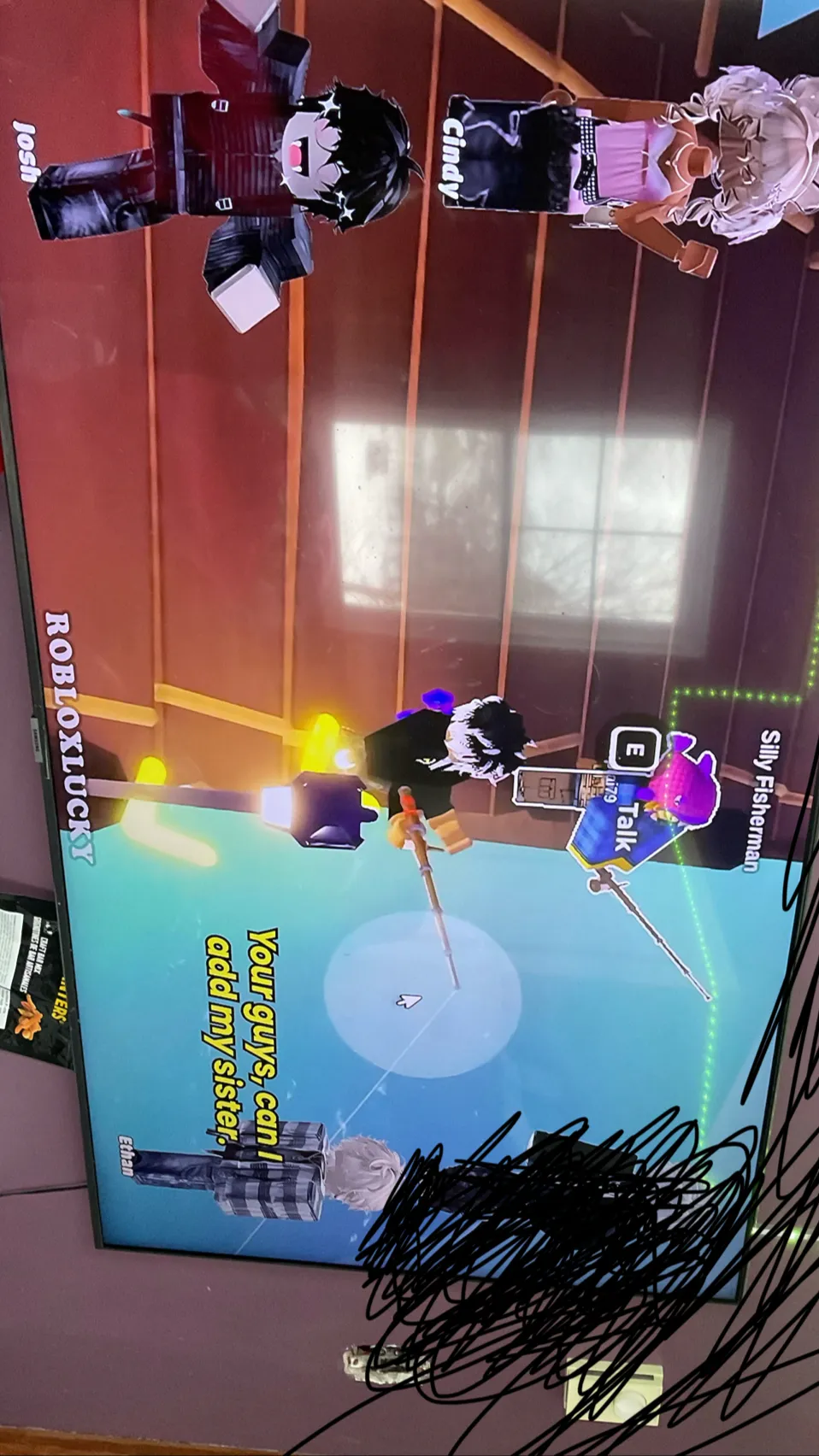 ai character: Group chat background