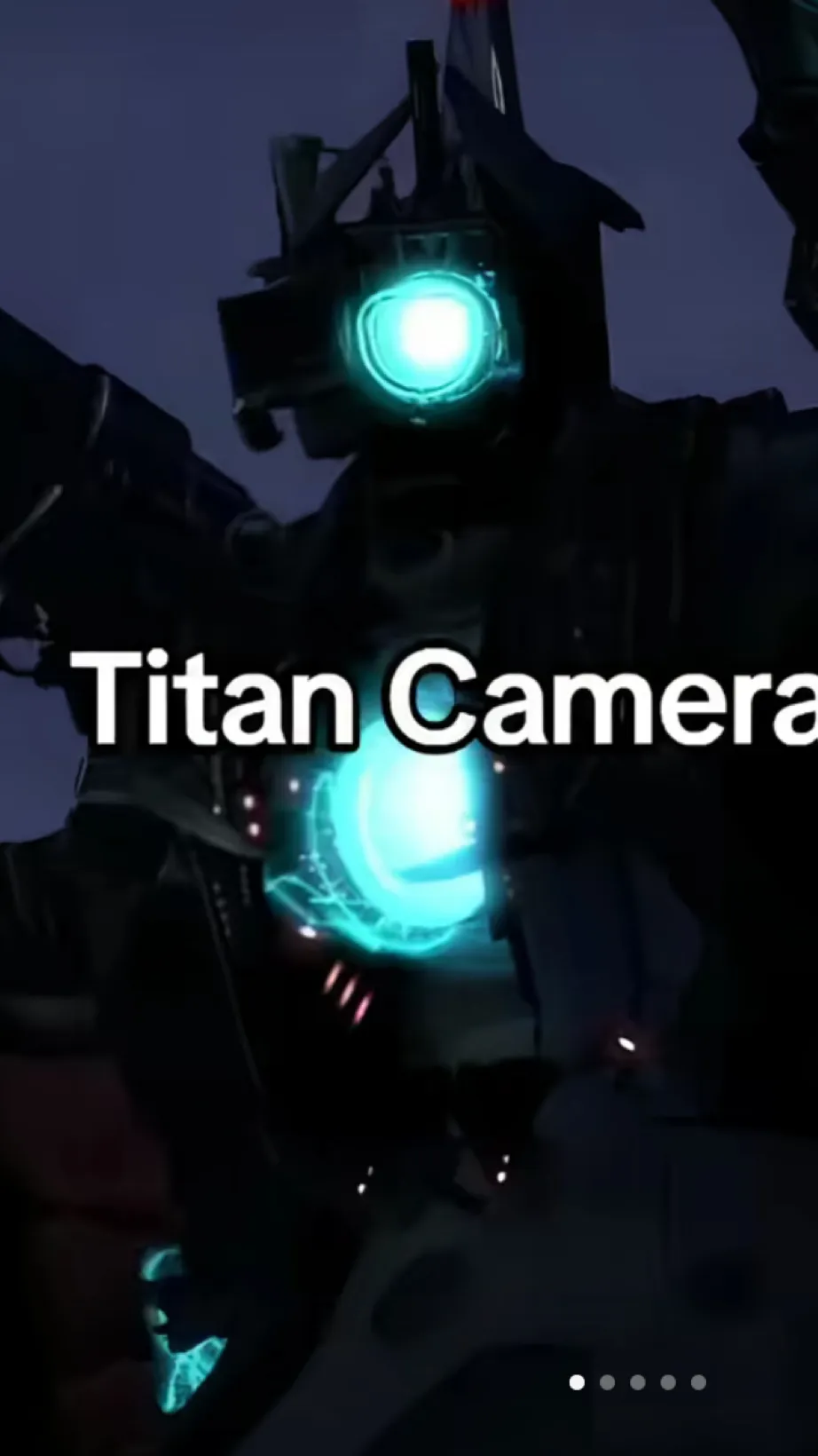 ai character: Titan cameraman background