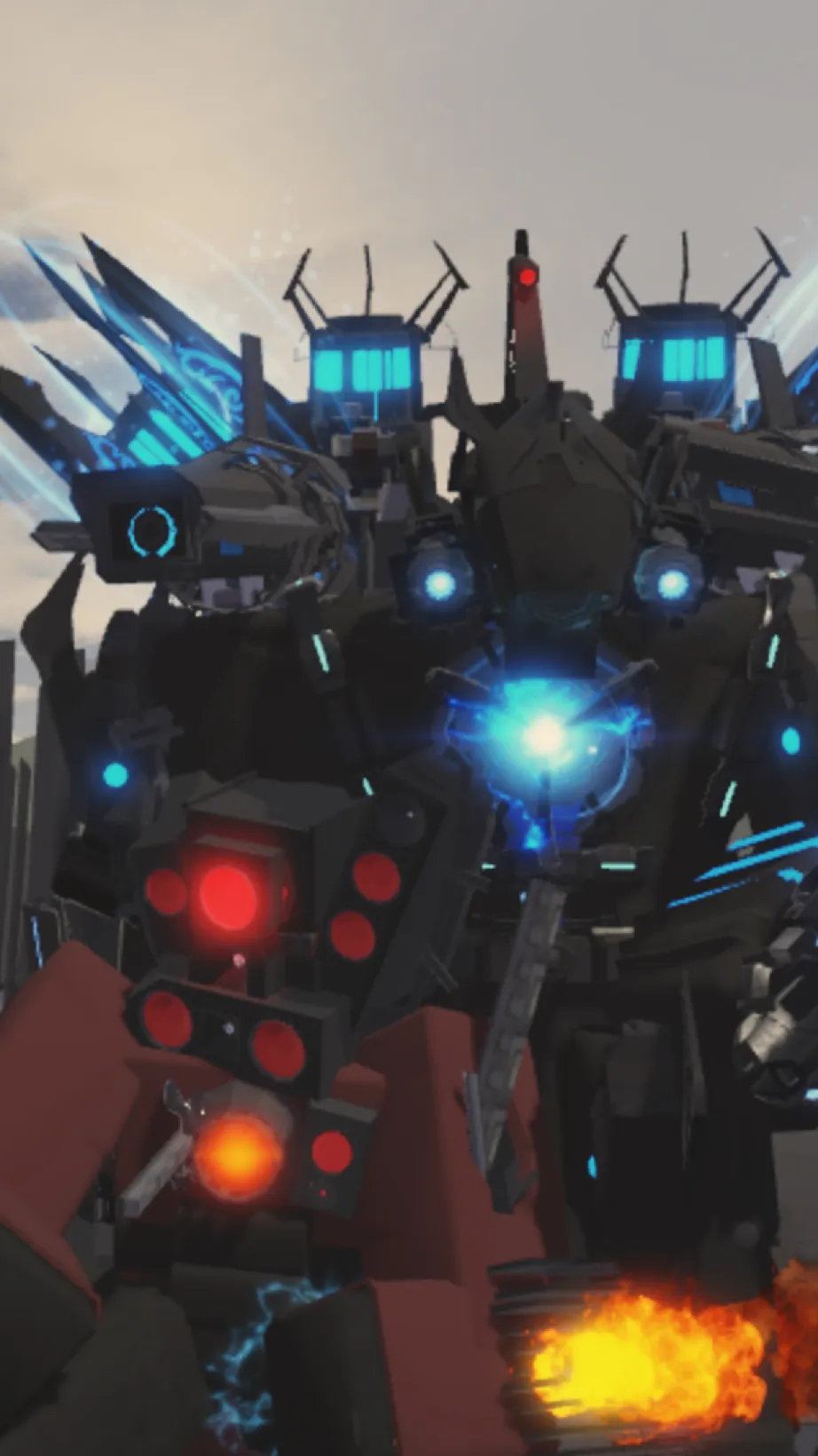 ai character: Titan, duo background