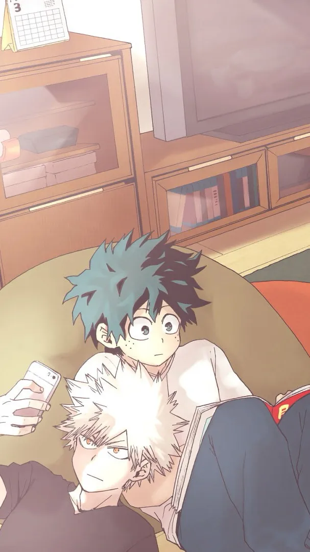 ai character: Deku x Bakugo  background