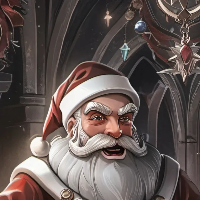 chat with ai character: Evil santa