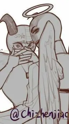 ai character: ANGEL × DEVIL background