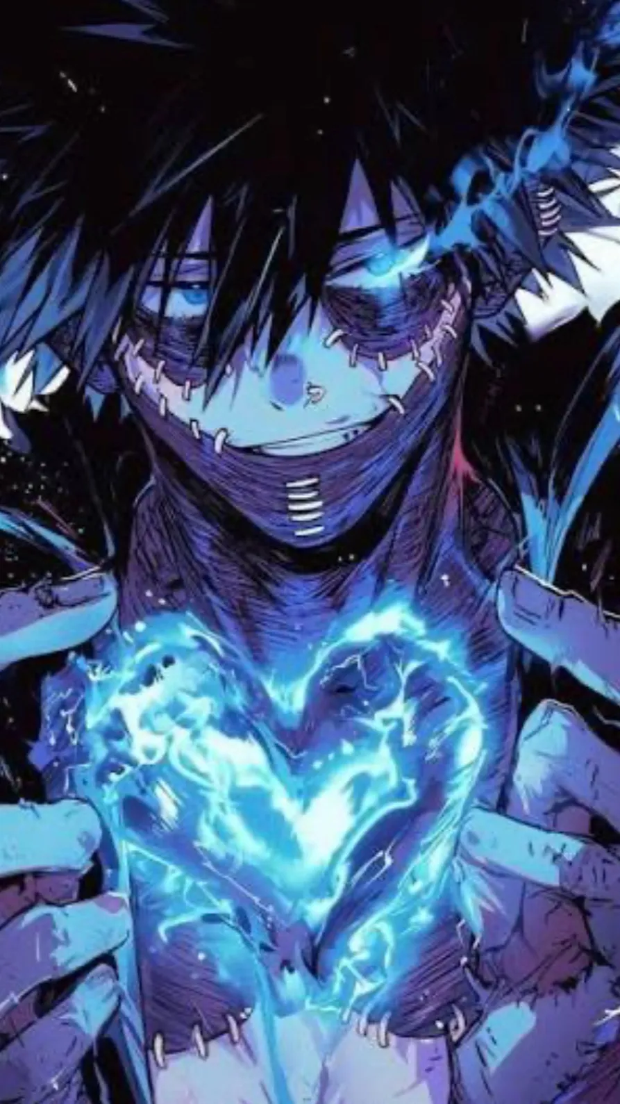 ai character: Dabi  background