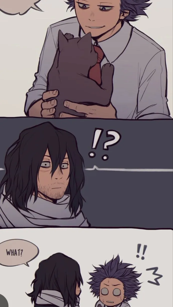 ai character: Shinso and Aizawa  background