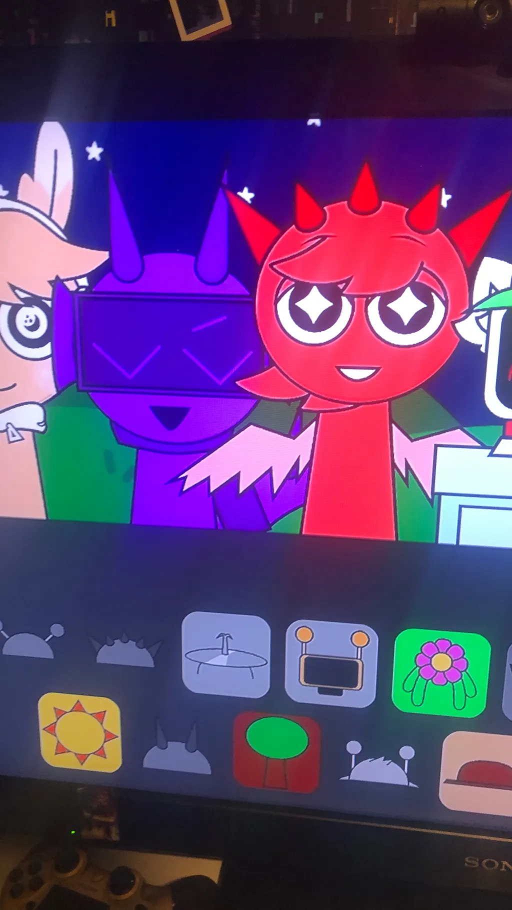 ai character: Sprunki sleep! background