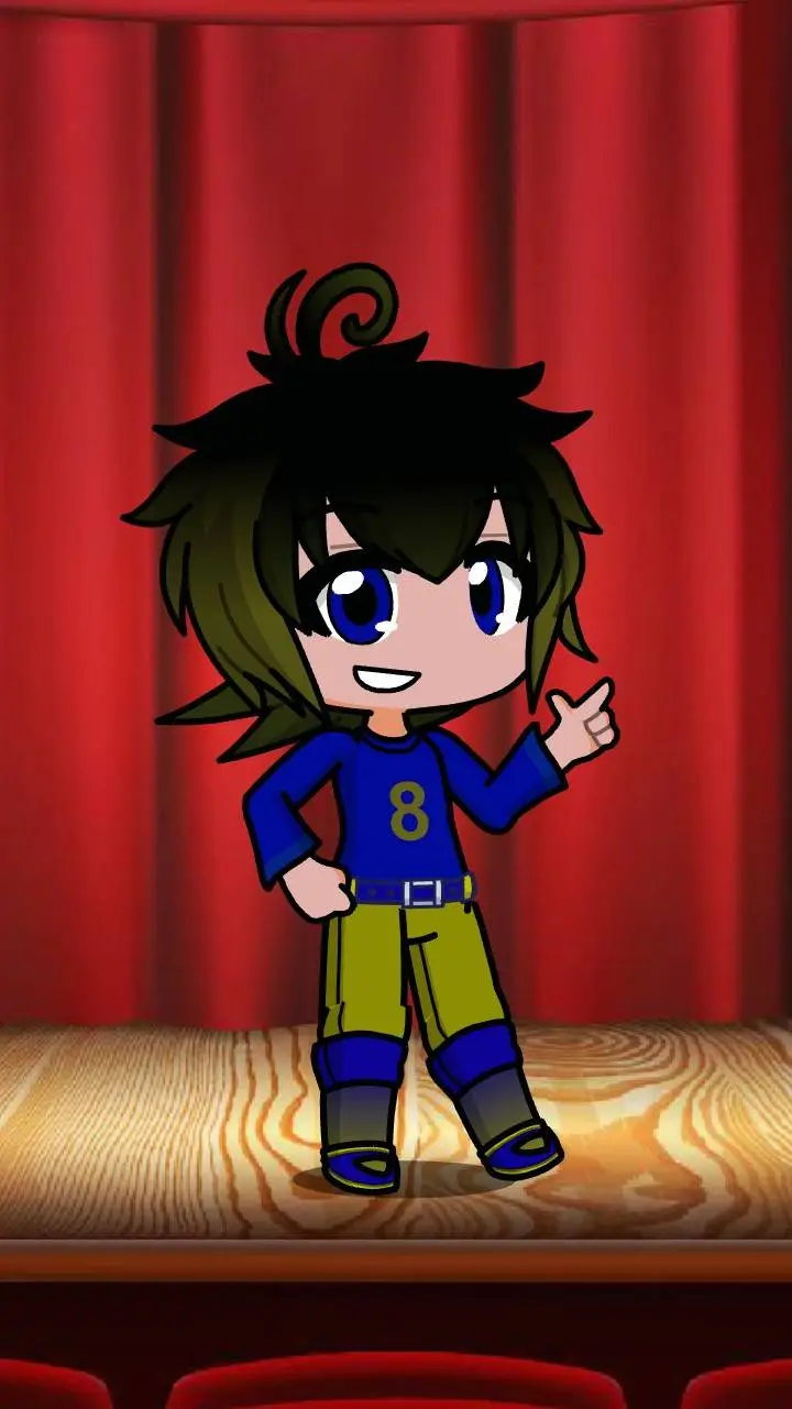 ai character: Klasky Csupo background