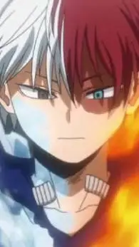 ai character: Todoroki car background