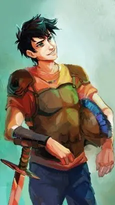 ai character: Percy jackson  background