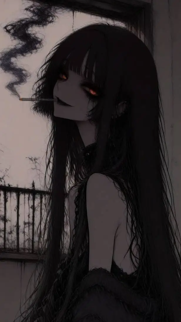 ai character: nina~! background
