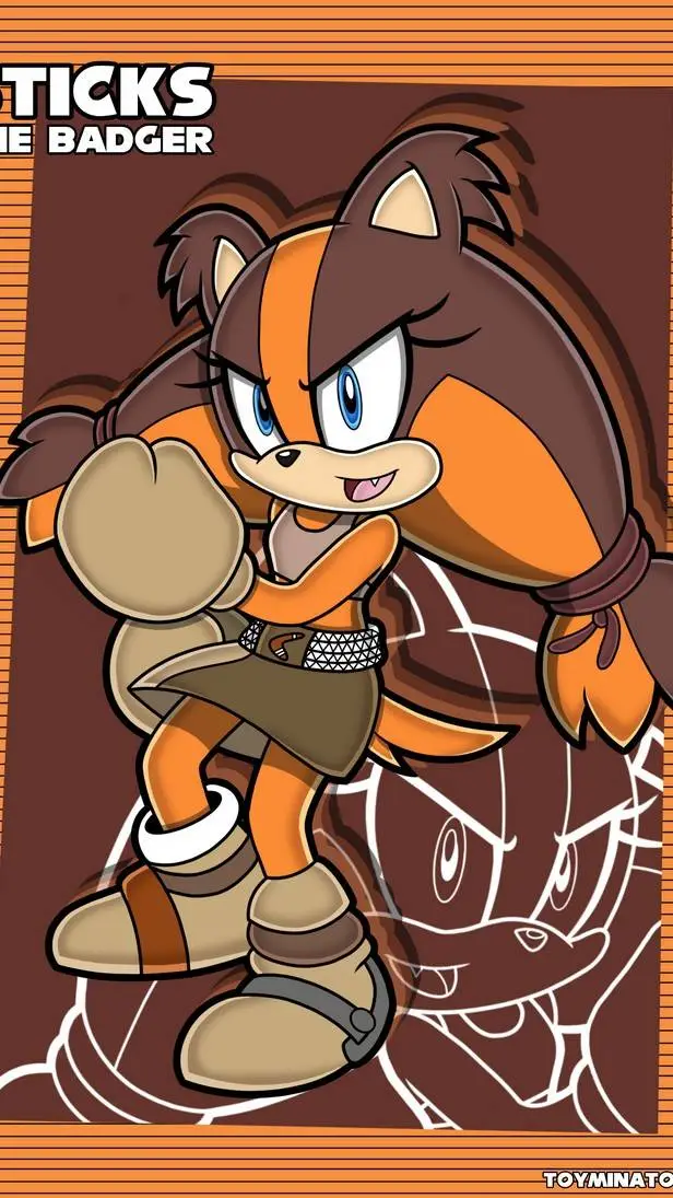 ai character: Sticks the Badger background