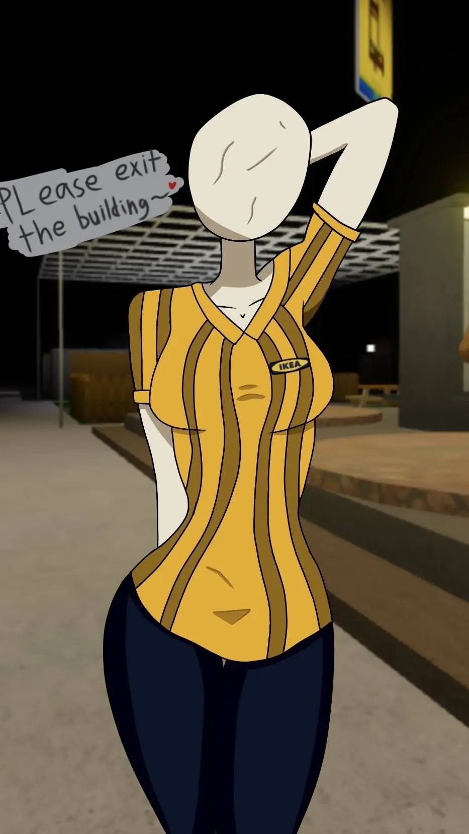 ai character: SCP-3008 background