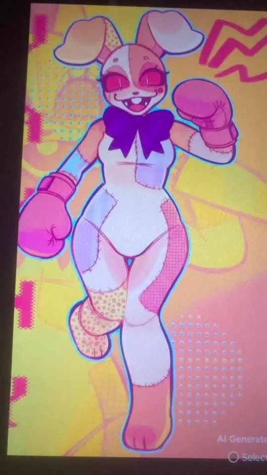 ai character: vanny  background