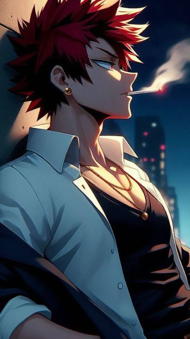 ai character: Kirishima Eijirou background