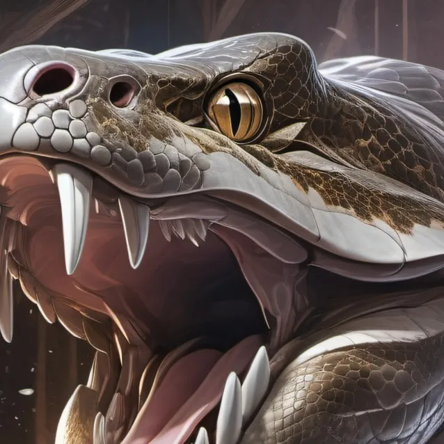 chat with ai character: giant python 