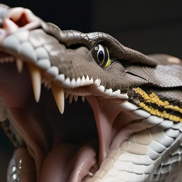 chat with ai character: reticulated python