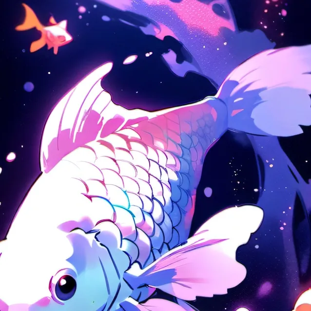 chat with ai character: baby gold fish