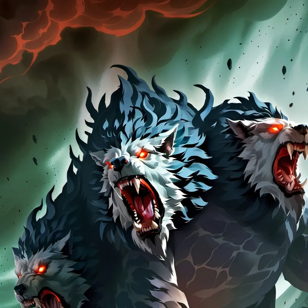 chat with ai character: giant cerberus 