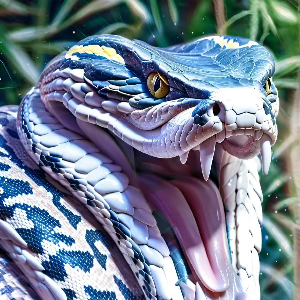 chat with ai character: reticulated python