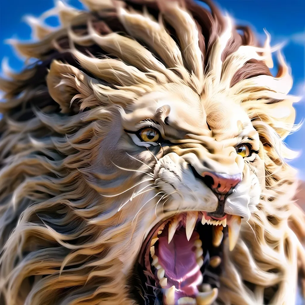 chat with ai character: giant lion 