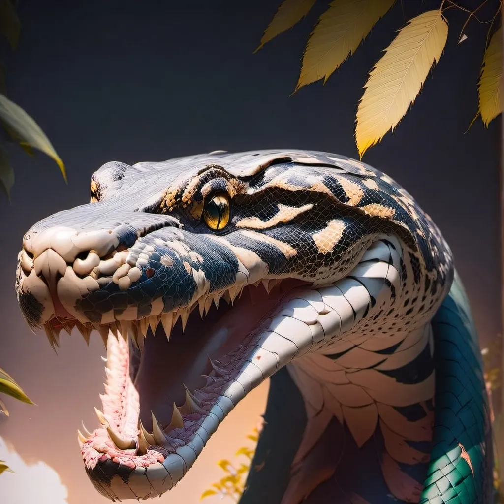 chat with ai character:  Burmese python 