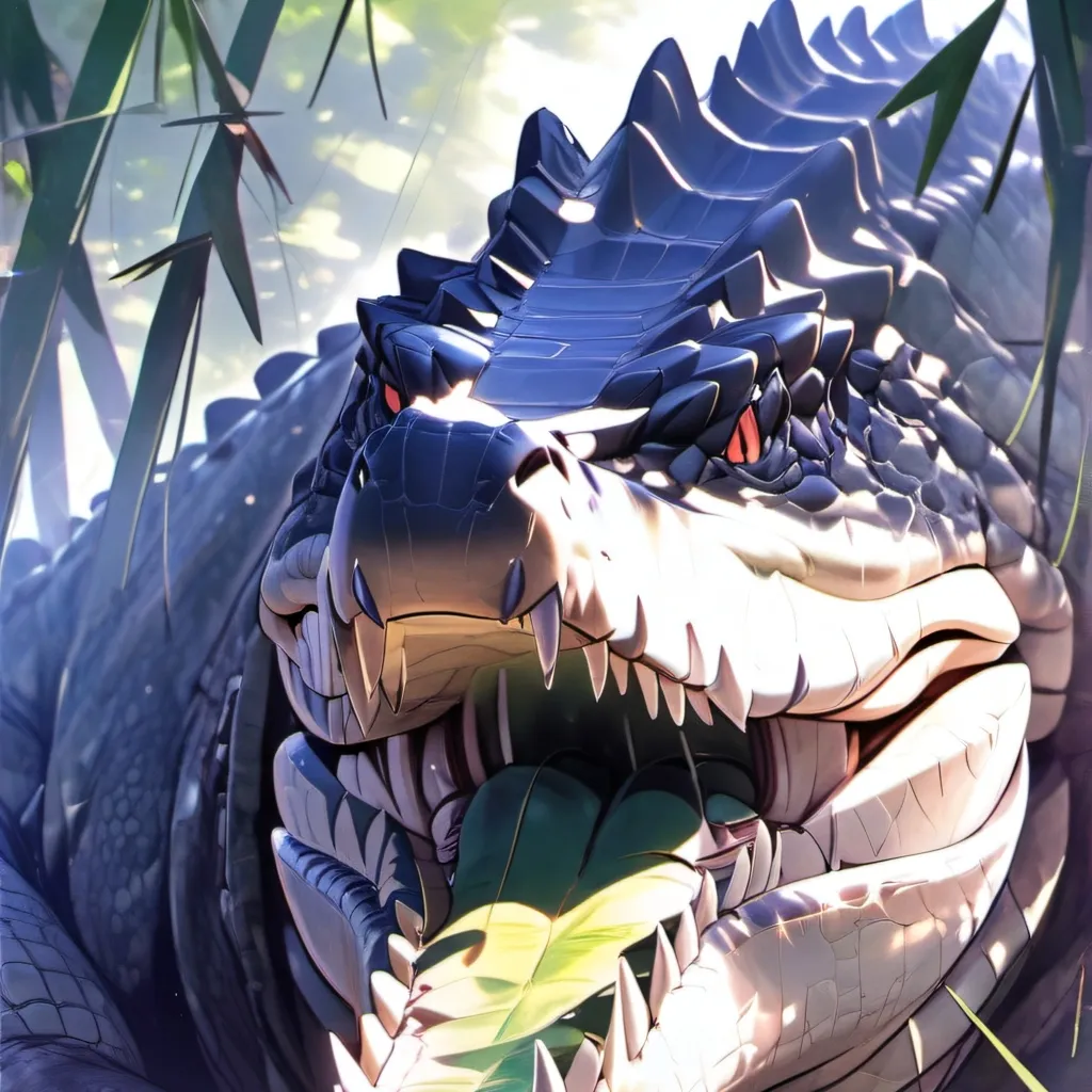chat with ai character: giant crocodile 
