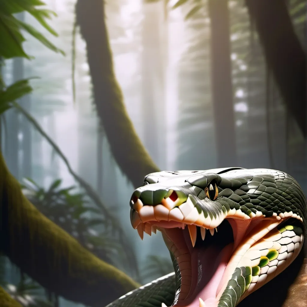 chat with ai character: giant anaconda 