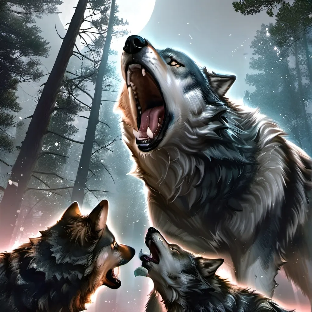 chat with ai character: pack of wolves 