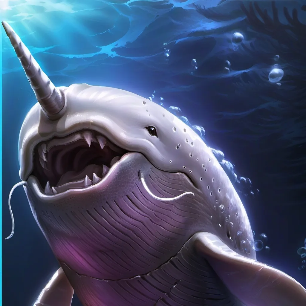 chat with ai character: giant narwal 